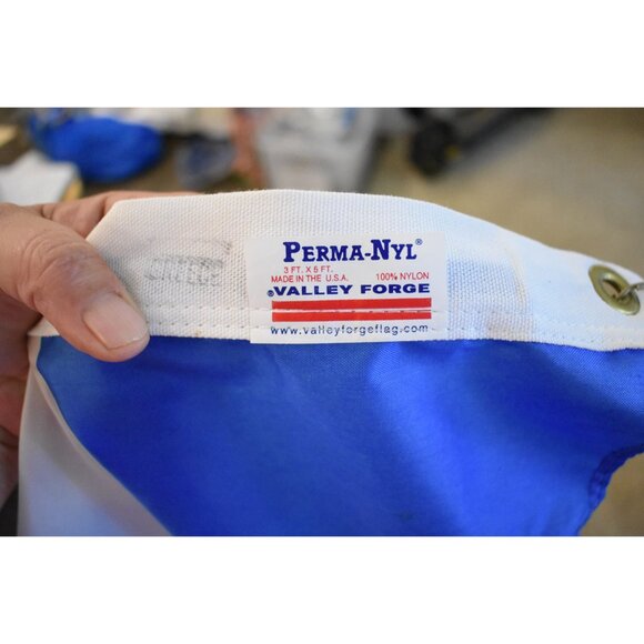 Valley Forge Greece Outdoor Flag w/Grommets Perma Nyl Size 3ft x 5ft - Picture 6 of 6